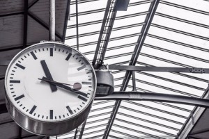 train station clock